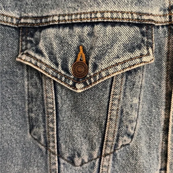 LEVI’S Men’s Relaxed Trucker Denim Jacket Medium Wash Oversized Sz L - Picture 9 of 9